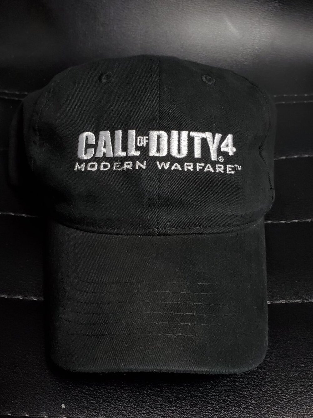 Vintage 2000s y2k 2007 call or duty 4 modern warfare 1 hat video game promo rare